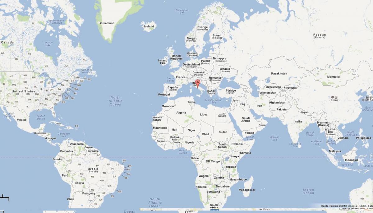 Peta lokasi di kota Vatican