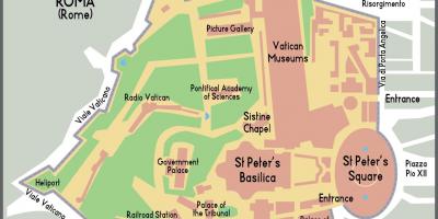 Peta Vatikan masuk 