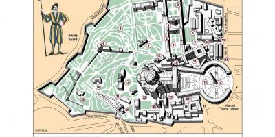 Peta museum Vatikan atur